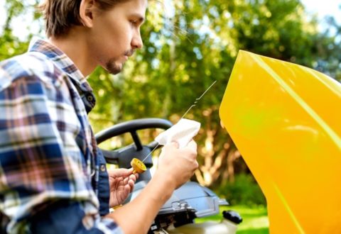 Young boy mechanic